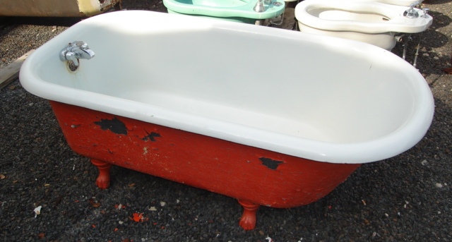 Recycled outlet clawfoot tubs